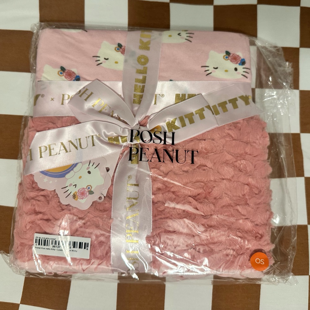 Posh Peanut Pastel Pink Hello Kitty Minky Luxette